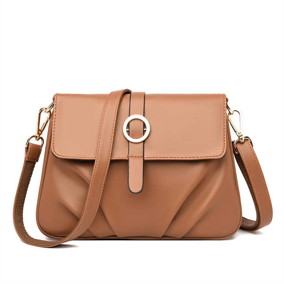 Ruched Crossbody Bag