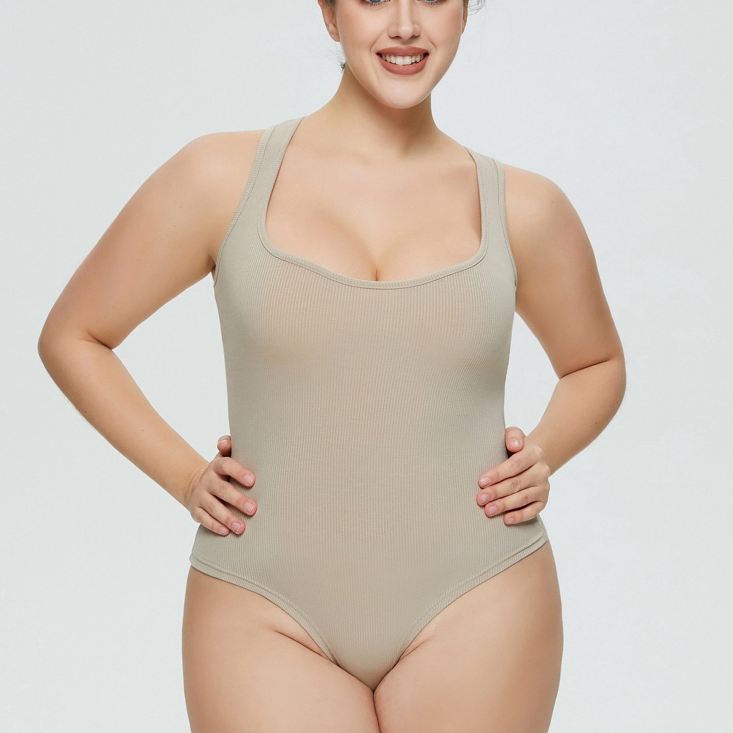 Women, Ribbed Fitted Ladies' Bodysuit