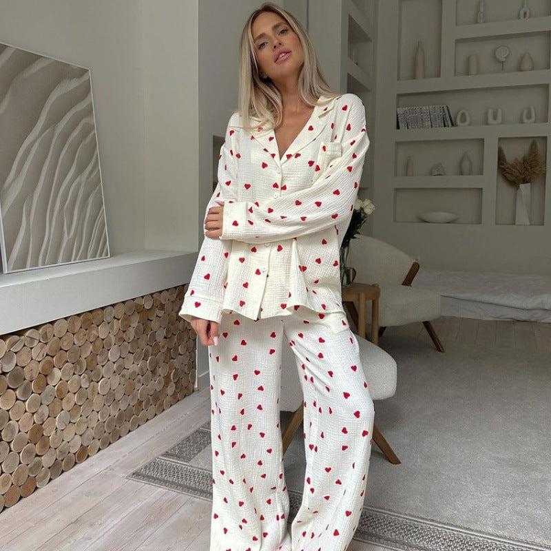 Cozy Love Printed Sleepwear set