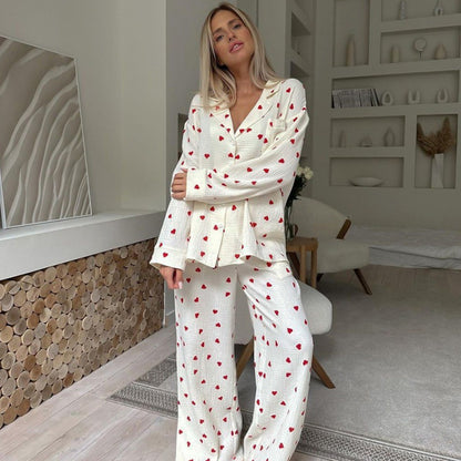 Cozy Love Printed Sleepwear set