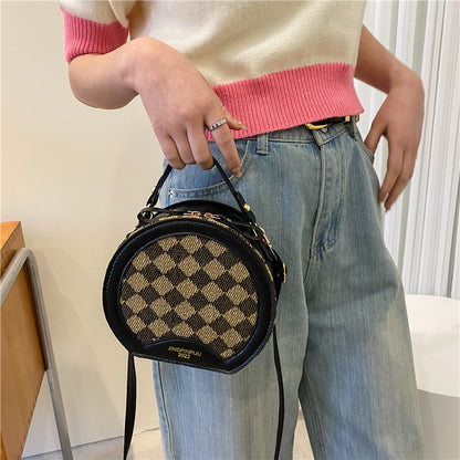 Plaid Hand Carry Top Handle Bags