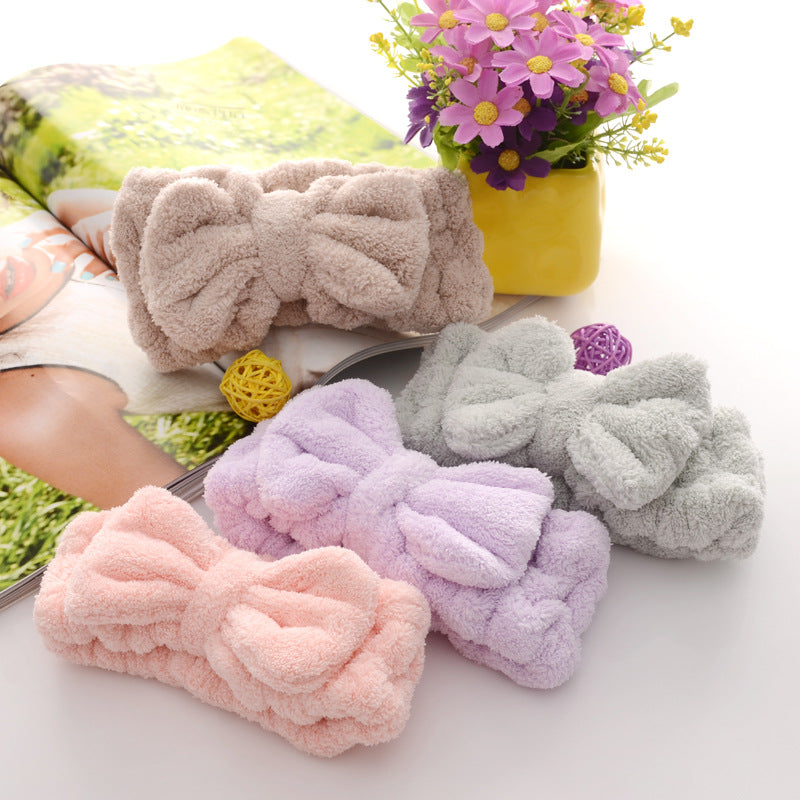 Face wash head band