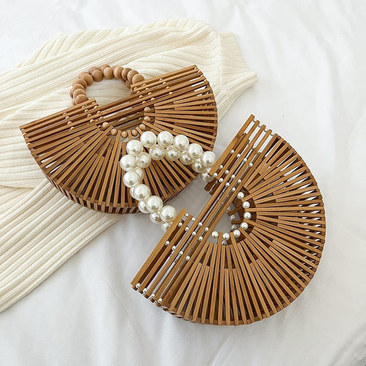 Super Fire Handwoven Bamboo Joint Bag
