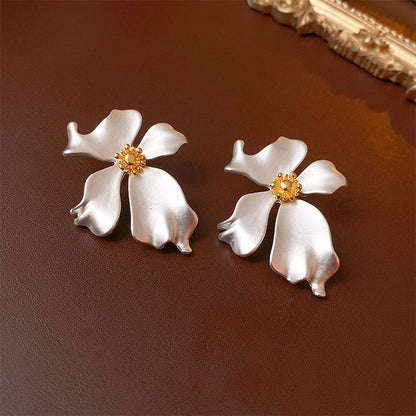 Exaggerated Flower Earrings