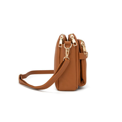 Three Layer Leather Bag