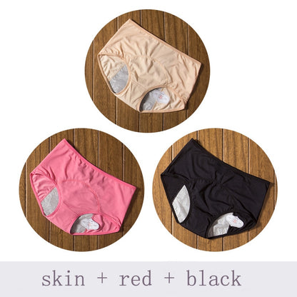 3pcs/ Menstrual Women Leak Proof hight waist Underwear