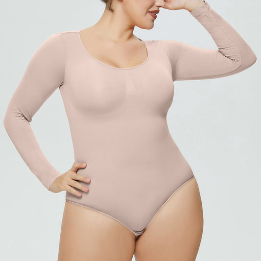 Long Sleeve Bodysuit – Waist & Hip Control