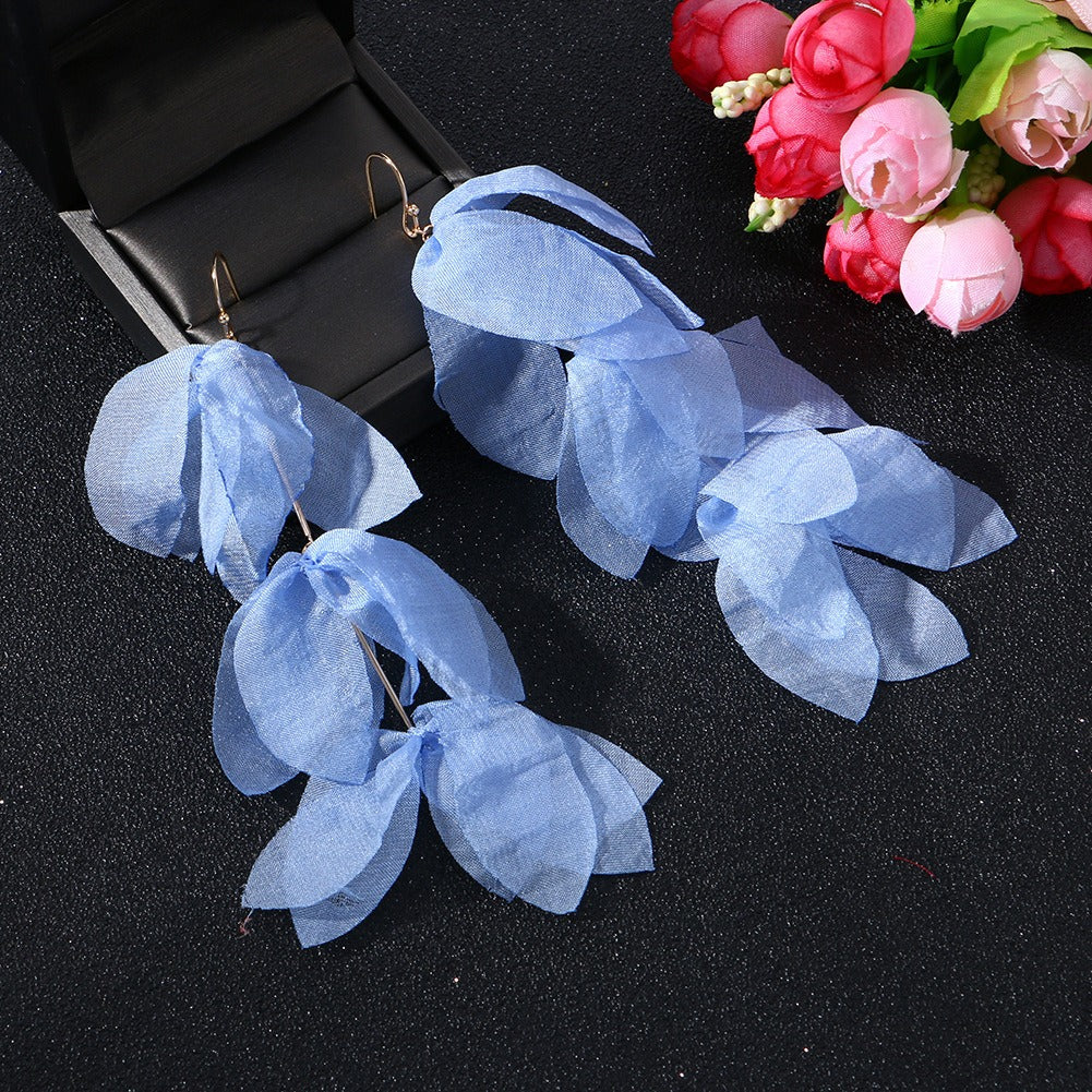 Multi fabric Earrings