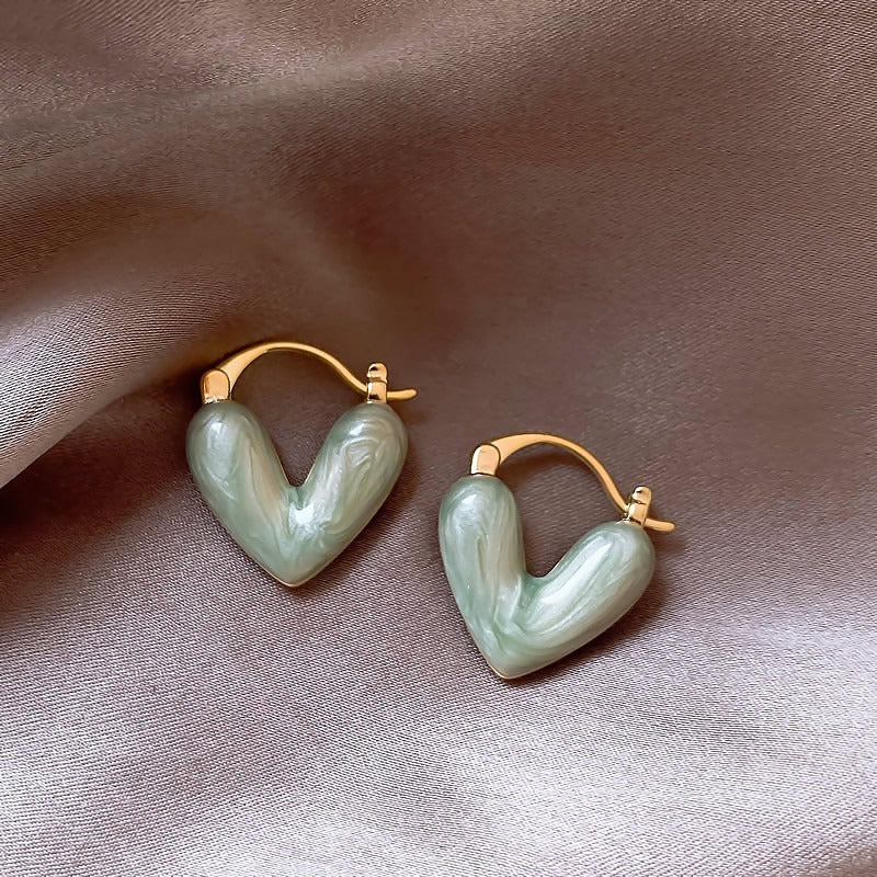 Heart-shaped earrings
