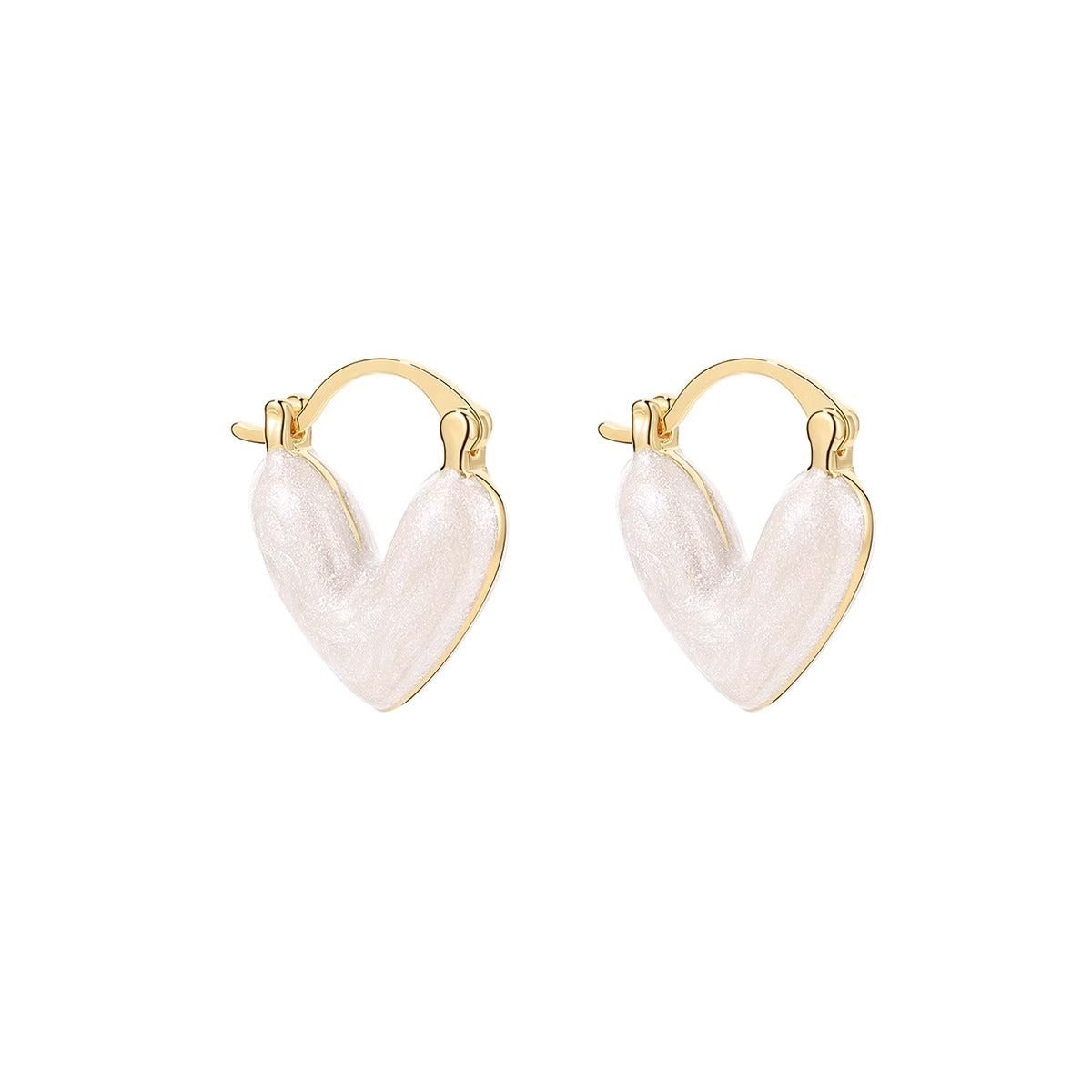 Heart-shaped earrings