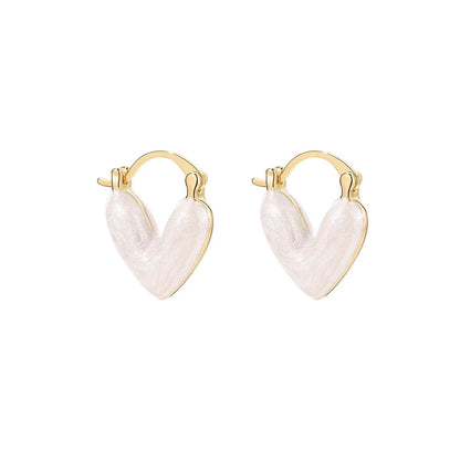 Heart-shaped earrings