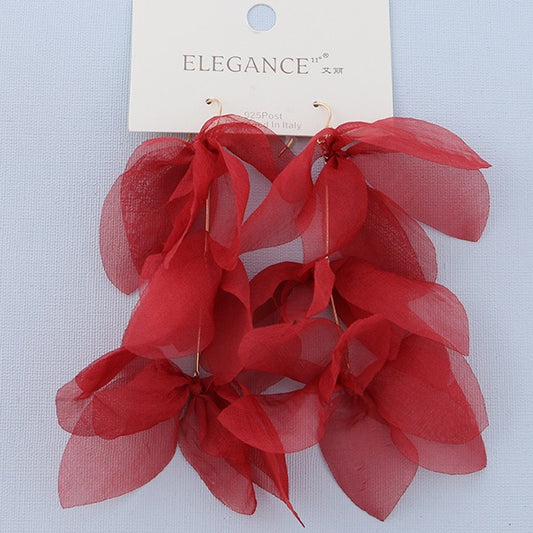 Multi fabric Earrings