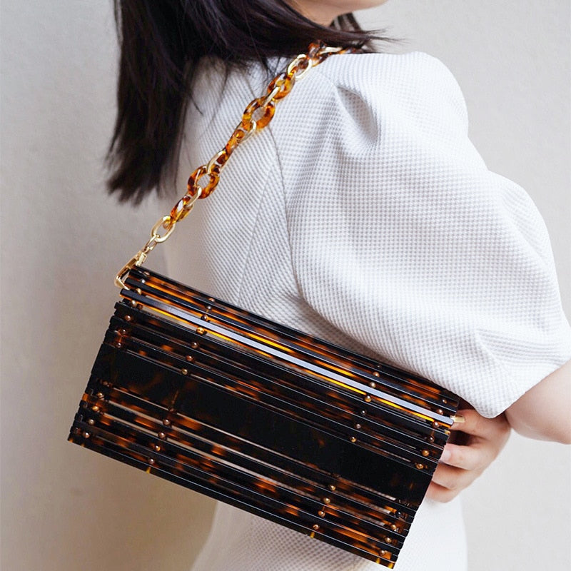 Vintage Acrylic Beach Bag