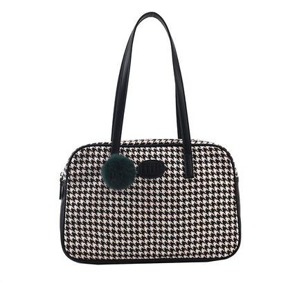 Commuter Houndstooth  Bag