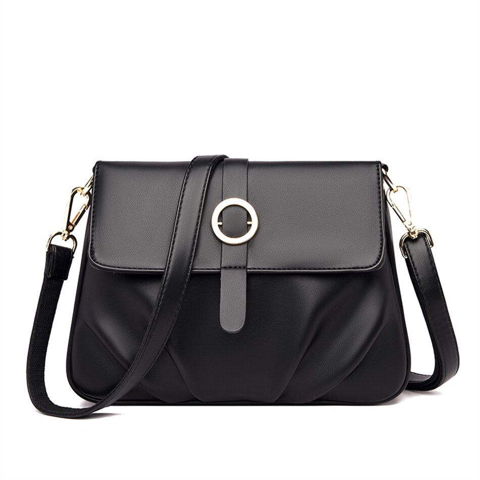 Ruched Crossbody Bag