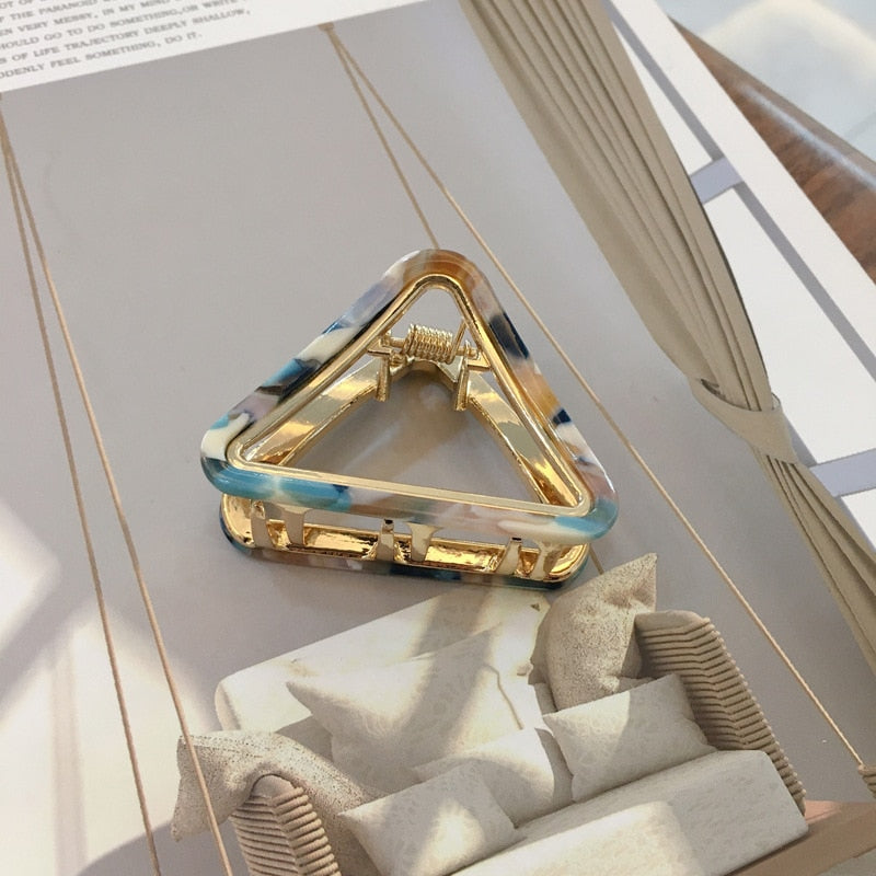 Triangle Hair Claw Clamps