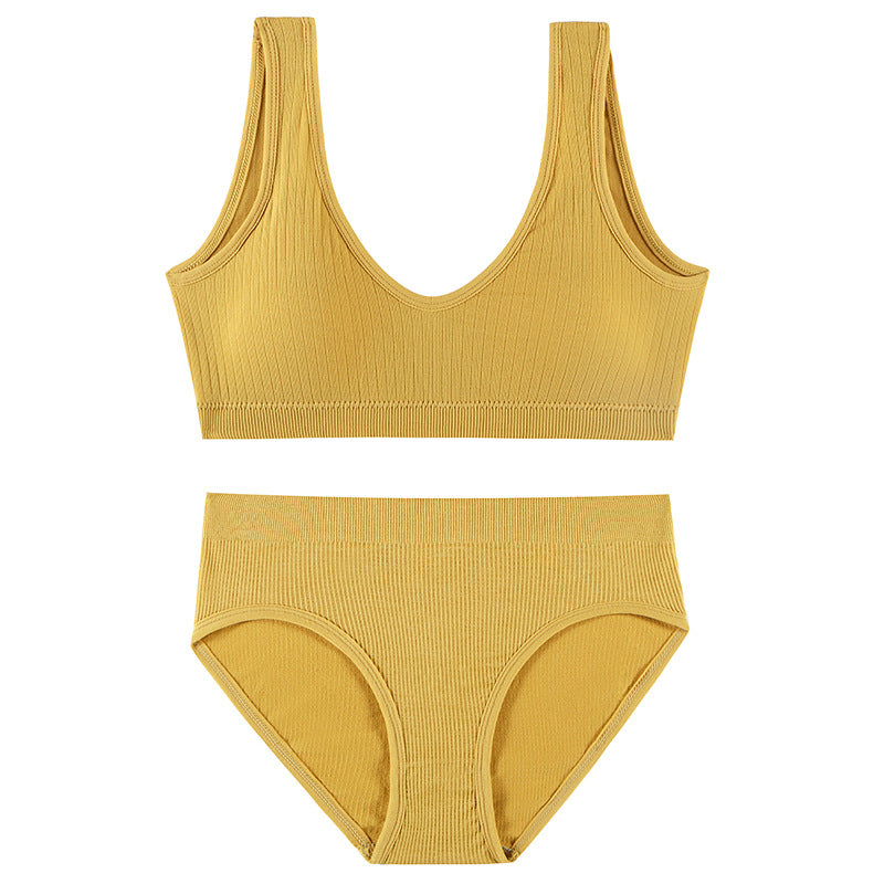 VelvetTouch Padded Bra & Low-Waist underwear set