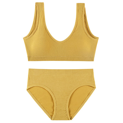 VelvetTouch Padded Bra & Low-Waist underwear set