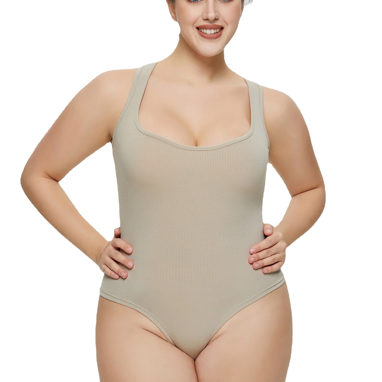 Women, Ribbed Fitted Ladies' Bodysuit