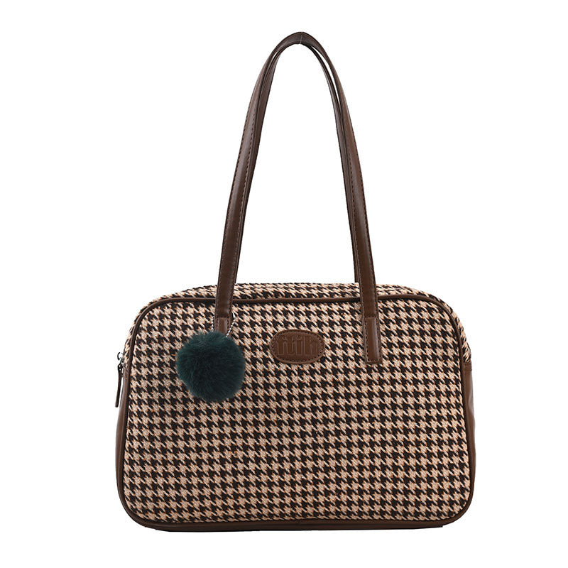 Commuter Houndstooth  Bag