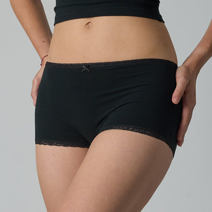 Cotton High-Waist solid color underwear