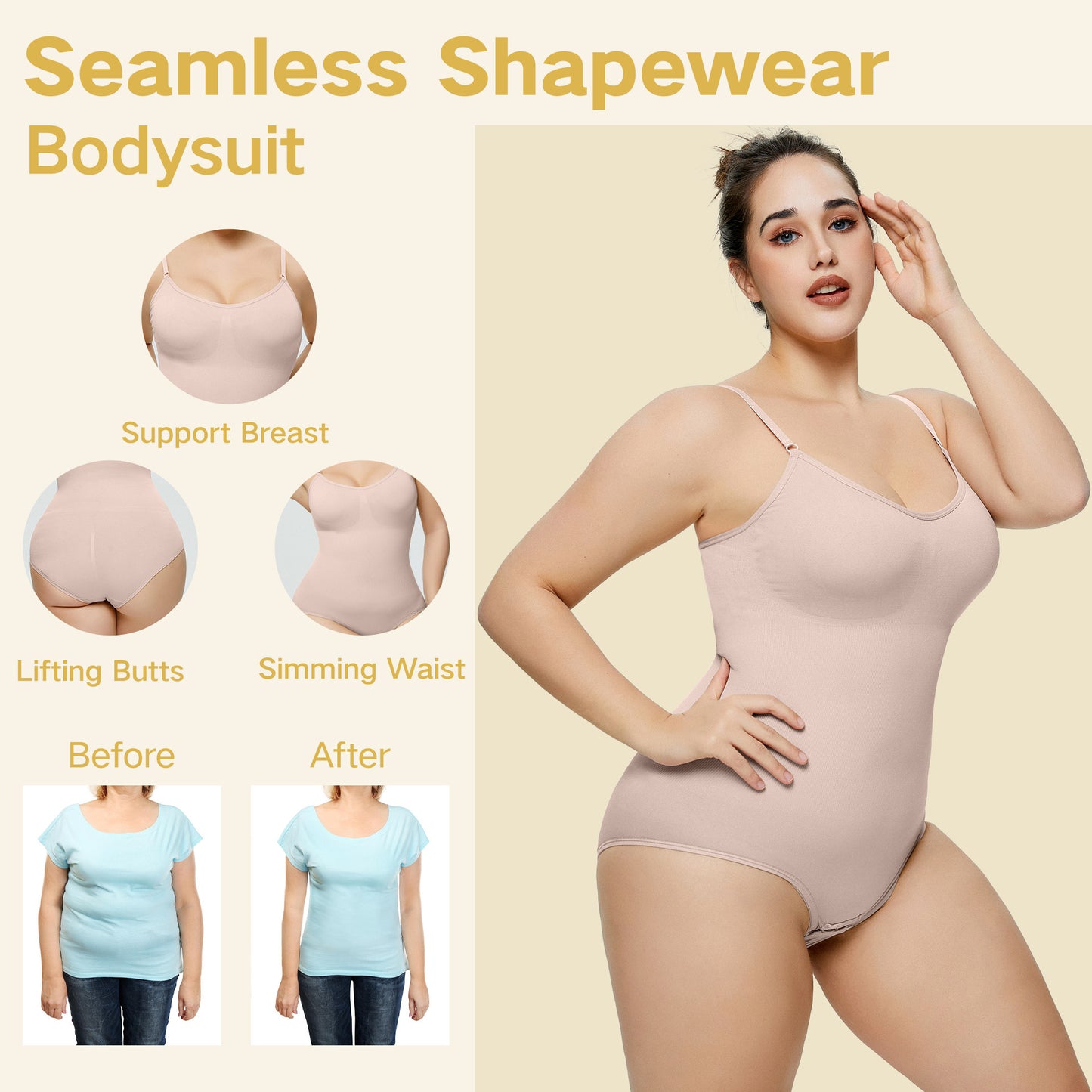 Women's Plus Size Bodysuit