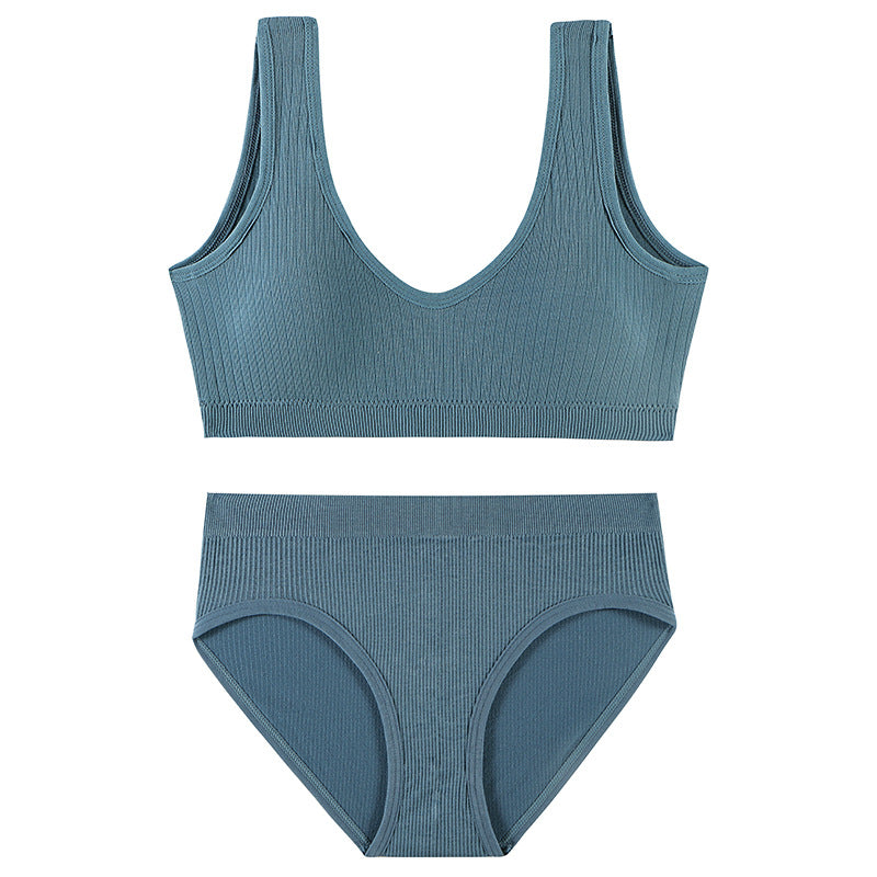 VelvetTouch Padded Bra & Low-Waist underwear set