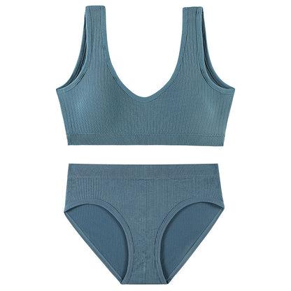 VelvetTouch Padded Bra & Low-Waist underwear set