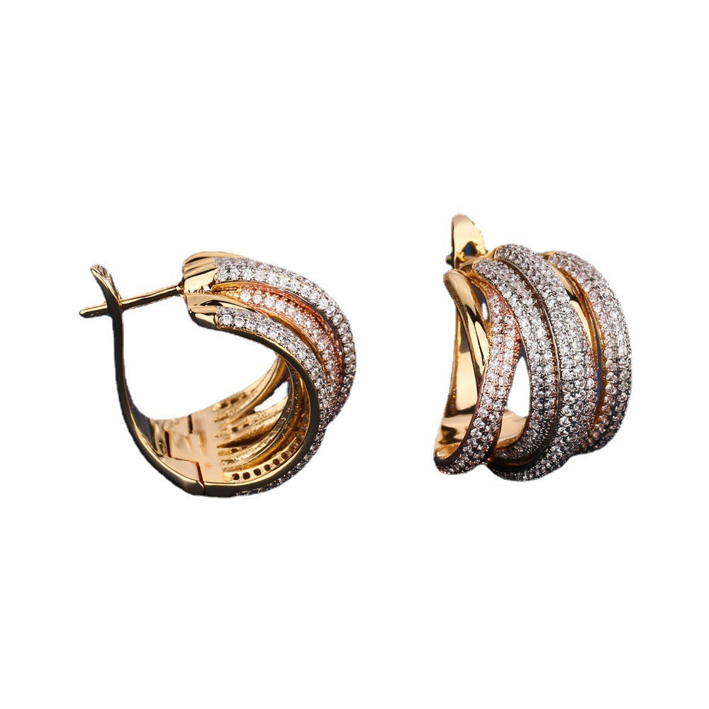 Luxury Bridal Stud Earrings