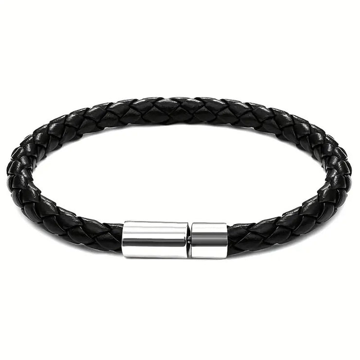 Casual Simple PU Woven Leather Bracelet