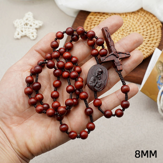 Lobular Purple Blackwood Rosary Classic Rope