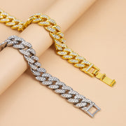 Hip Hop Men's Full Diamond Bracelet