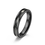 Fashion Personality Tungsten Steel Inlaid Ring