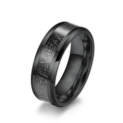 Fashion Personality Tungsten Steel Inlaid Ring