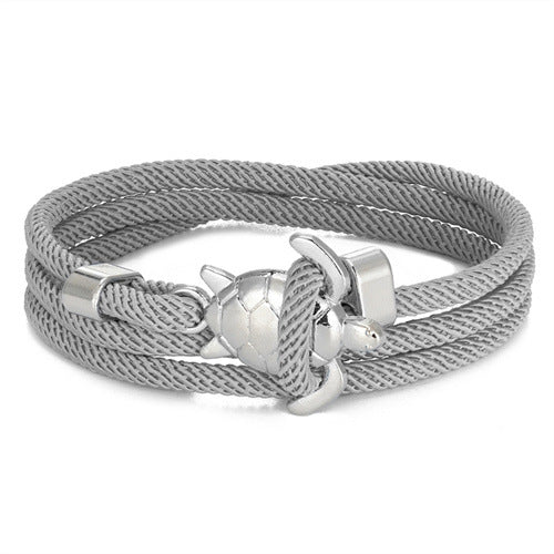 Marine Series Multi-circle Adjustable Navigation Rope Bracelet