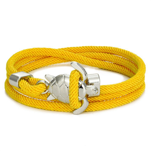 Marine Series Multi-circle Adjustable Navigation Rope Bracelet