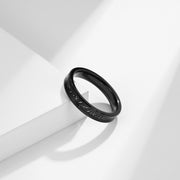 Fashion Personality Tungsten Steel Inlaid Ring