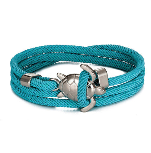 Marine Series Multi-circle Adjustable Navigation Rope Bracelet