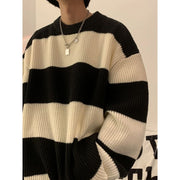 Men's Vintage Stripe Knitwear Coat