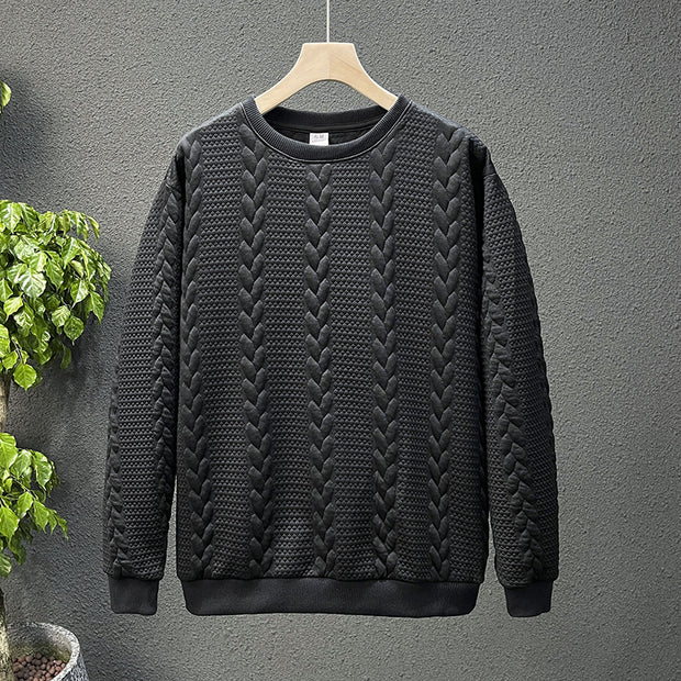 High Sense  Fashion Brand Brushed Men Sweater