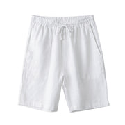 Summer Linen Men's Beach Shorts