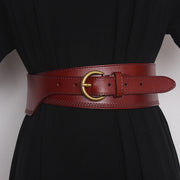 Woman Embossed Girdle Pin Buckle Belt