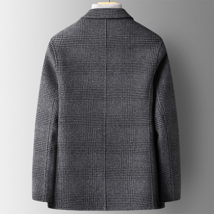 Hand-stitched Double-sided Woolen Blazer