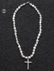 Men Irregular Pearl Chain