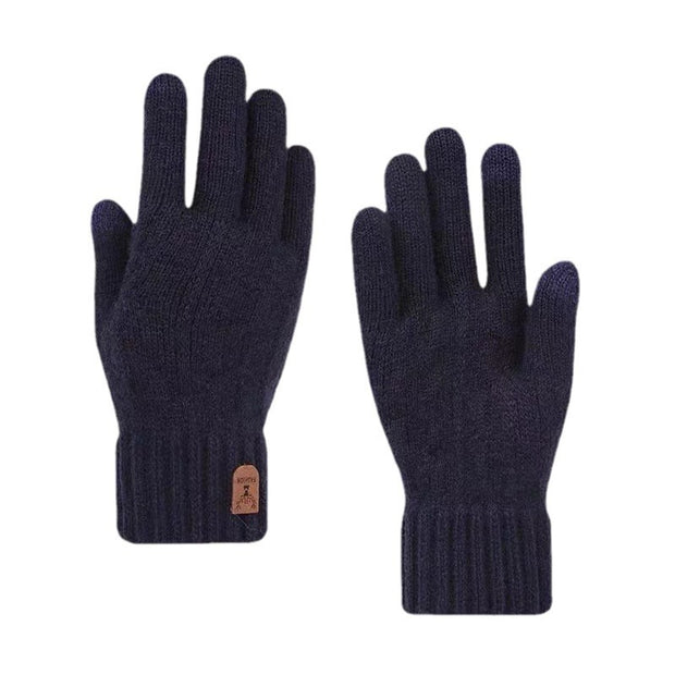 Men Cold-proof Woolen Knitted Gloves Man