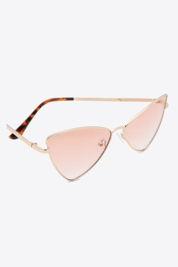 Metal Frame Cat-Eye Sunglasses