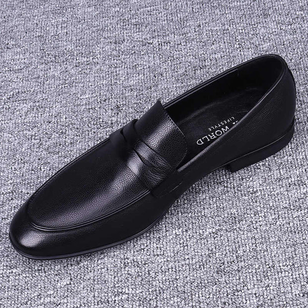 Men's Soft Bottom Loafers Leather Shoes