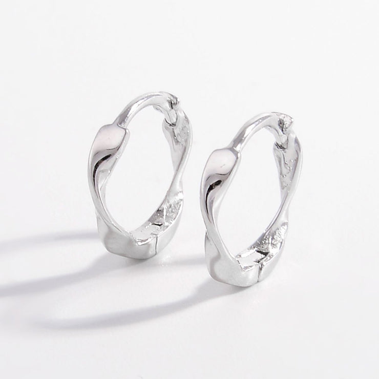 925 Sterling Silver Hoop Earrings