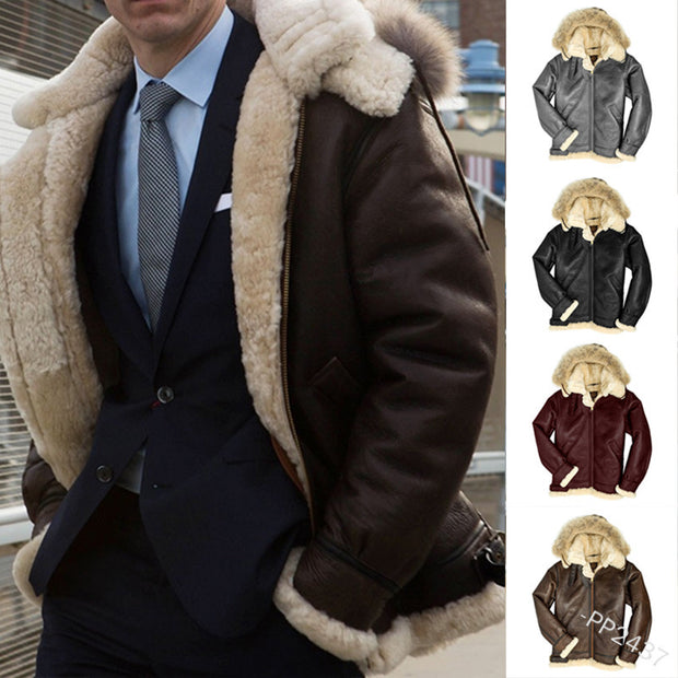 Fur Integrated Padded coats for Men