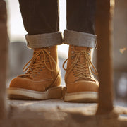 Retro Mid-top Suede Leather Boots